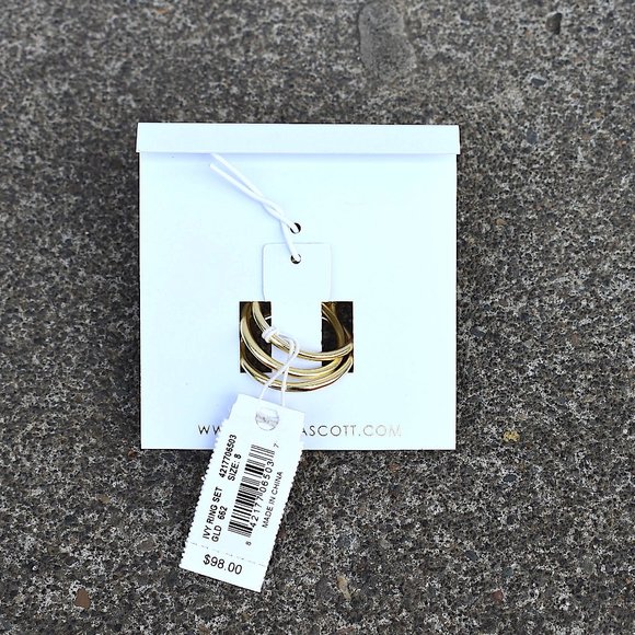 Kendra Scott | Ivy Ring Set (Gold Hop Pink) - Picture 4 of 7